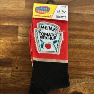 Heinz Tomato Ketchup Socks Men’s Shoe Sizes 6-12